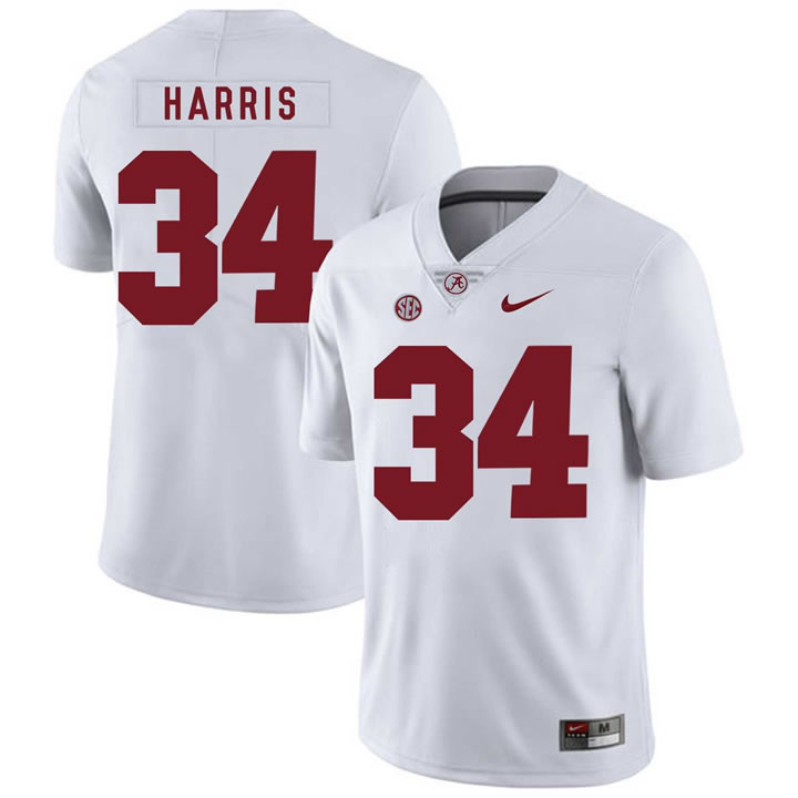 Alabama Crimson Tide 34 Damien Harris White Nike College Football Jersey Dzhi,We sell and wholesale Alabama Crimson Tide 34 Damien Harris White Nike College Football Jersey Dzhi on line form chian!